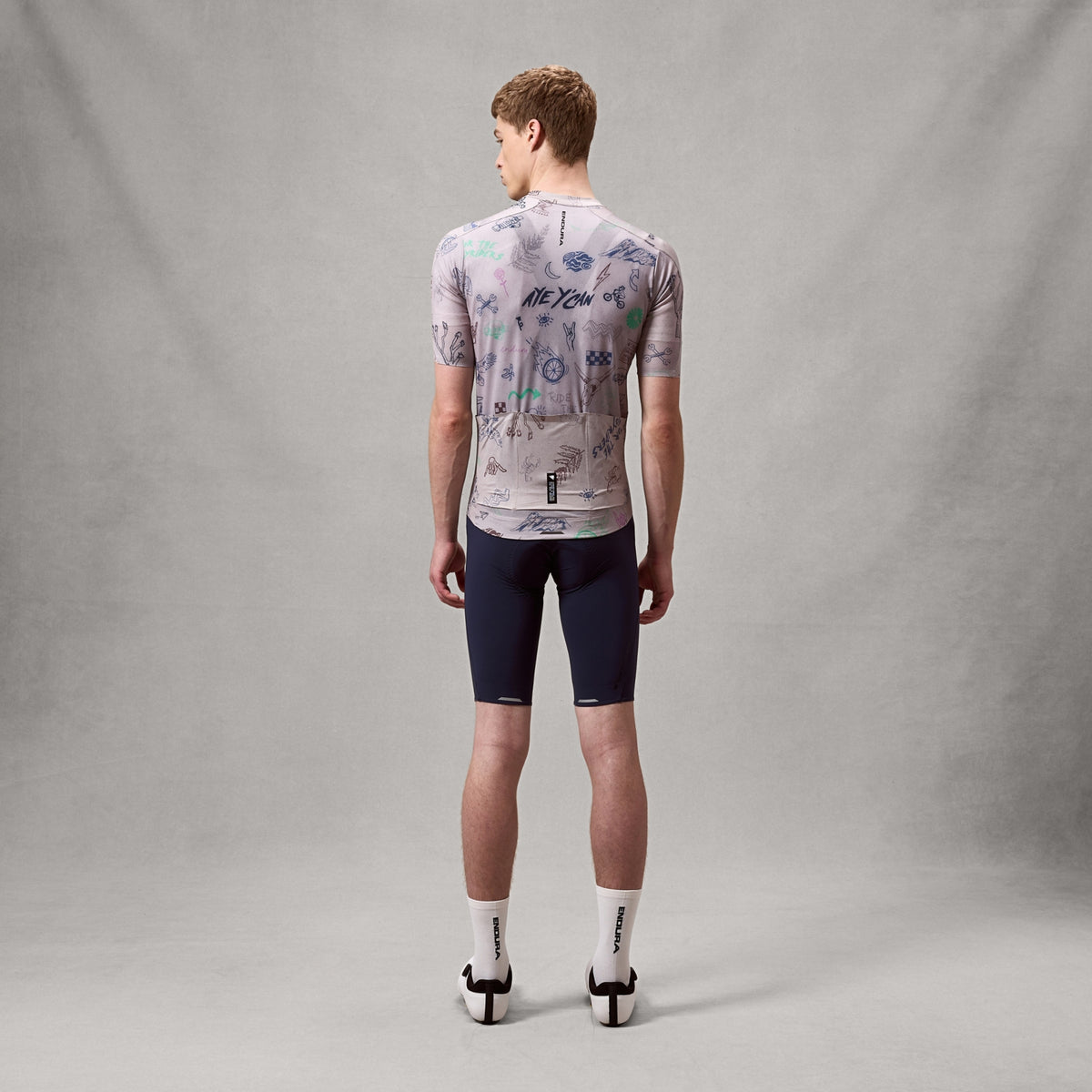 ENDURA PRO SL PRINT Short Sleeve Jersey Titanium