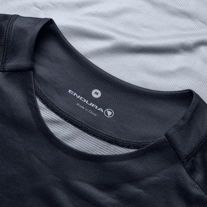 ENDURA CORE PRINTED Long-Sleeved Jersey Black