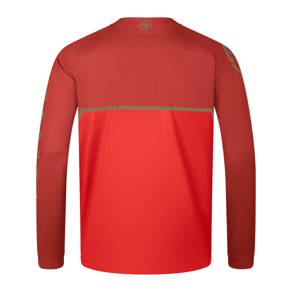 ENDURA CORE PRINTED Long Sleeve Jersey Red