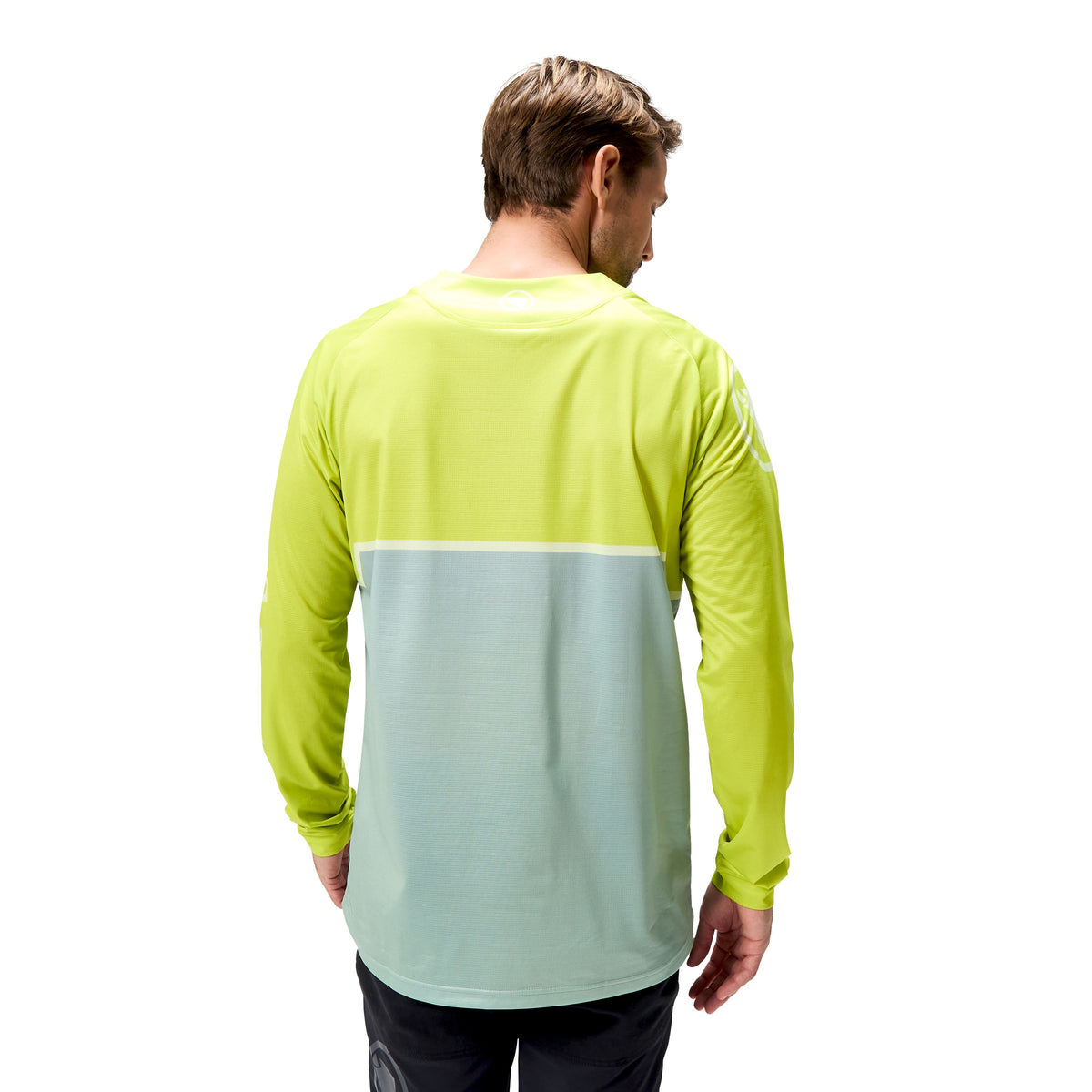 ENDURA CORE PRINTED Long Sleeve Jersey Green