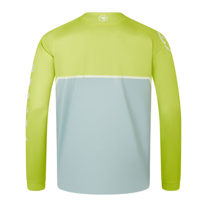 Tricou ENDURA CORE PRINTED Mânecă Lungă Verde