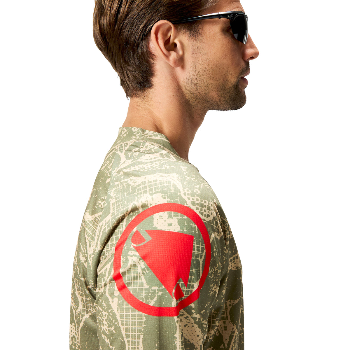 Paita ENDURA LTD PRINTED Pitkähihainen Camo Khaki