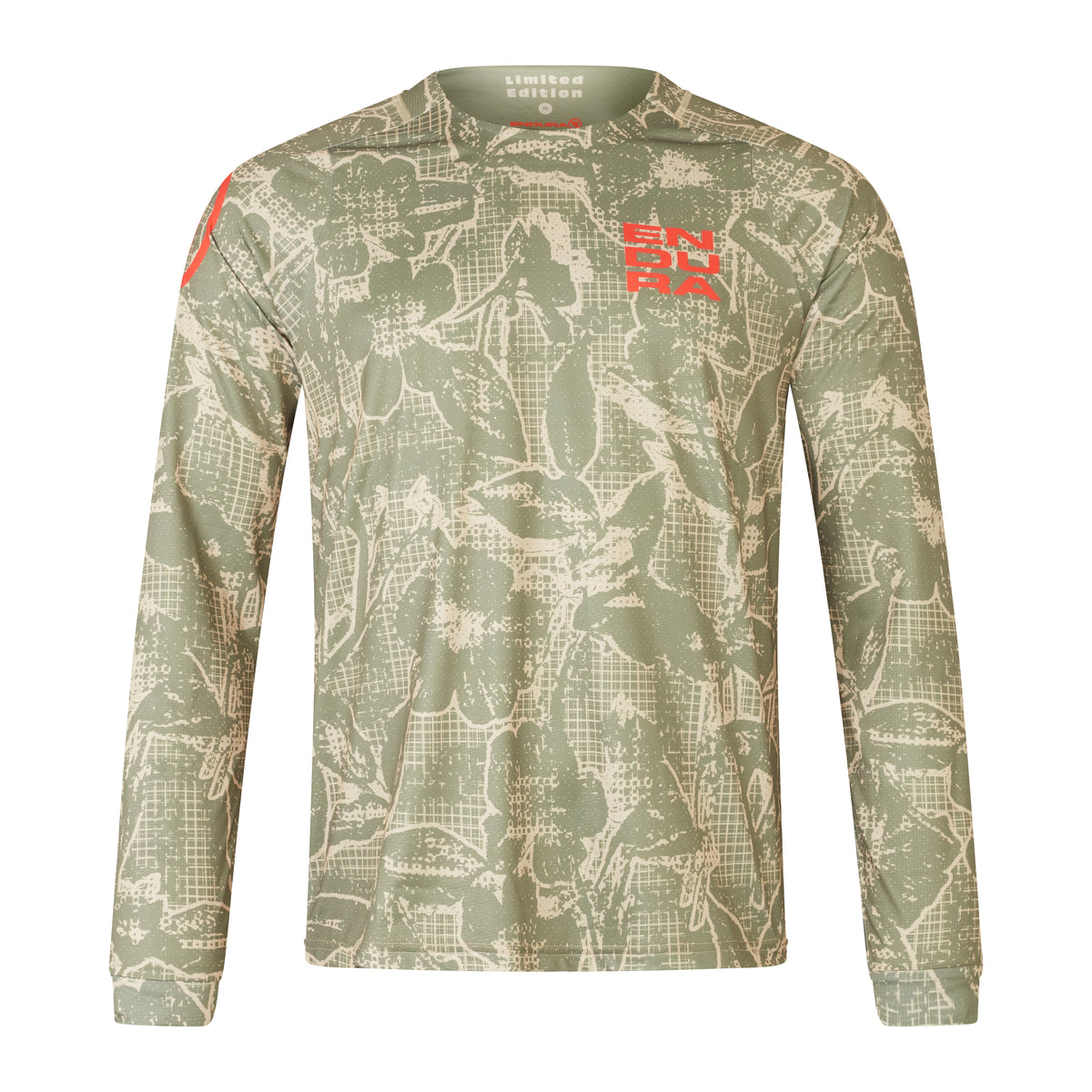 Paita ENDURA LTD PRINTED Pitkähihainen Camo Khaki