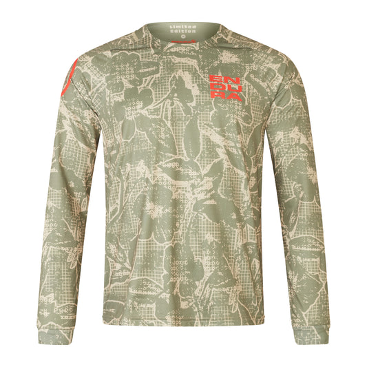 Shirt ENDURA LTD PRINTED Lange Mouwen Camo Kaki