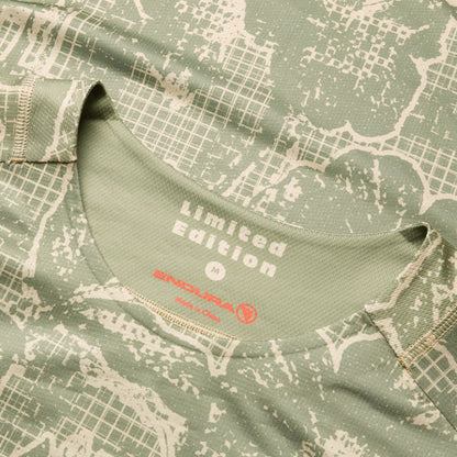Trøje ENDURA LTD PRINTED Lange Ærmer Camo Khaki