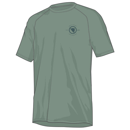 Dres ENDURA LOOP TECH TEE Krátký rukáv Sage