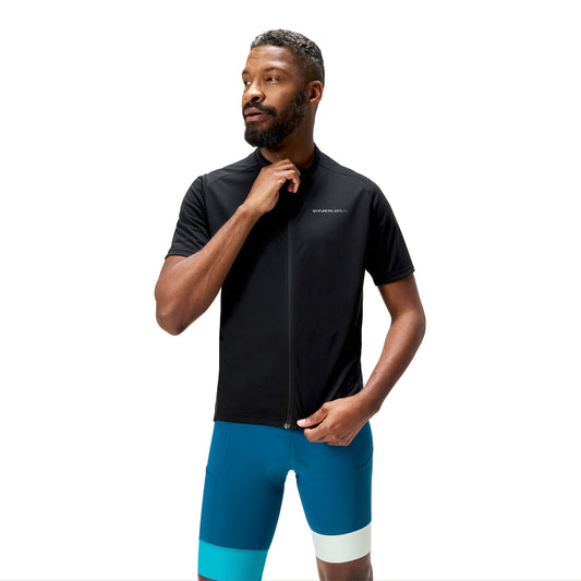 Tröja ENDURA LOOP ZIPPED Kortärmad Svart