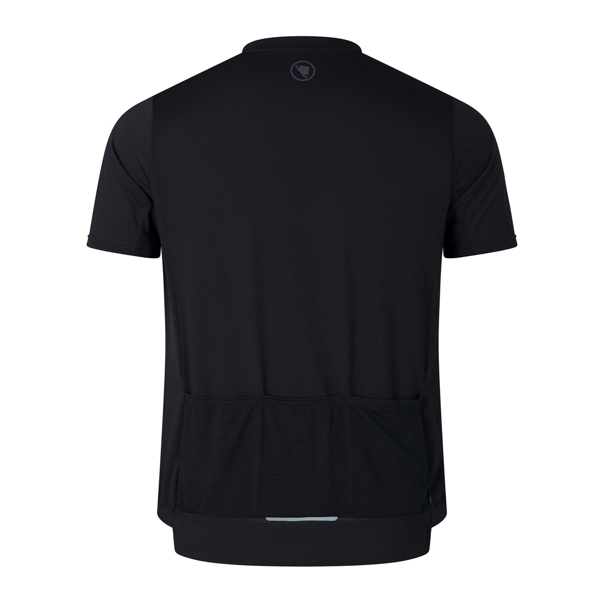 Trøje ENDURA LOOP ZIPPED Korte Ærmer Sort