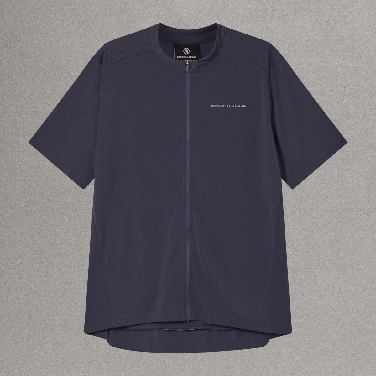 Pyöräilypaita ENDURA LOOP ZIPPED Lyhythihainen Carbon Harmaa