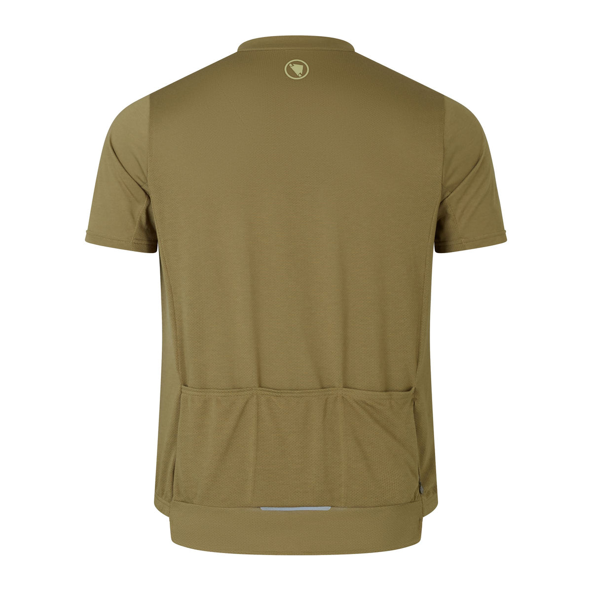ENDURA LOOP ZIPPED Short Sleeve Jersey Khaki