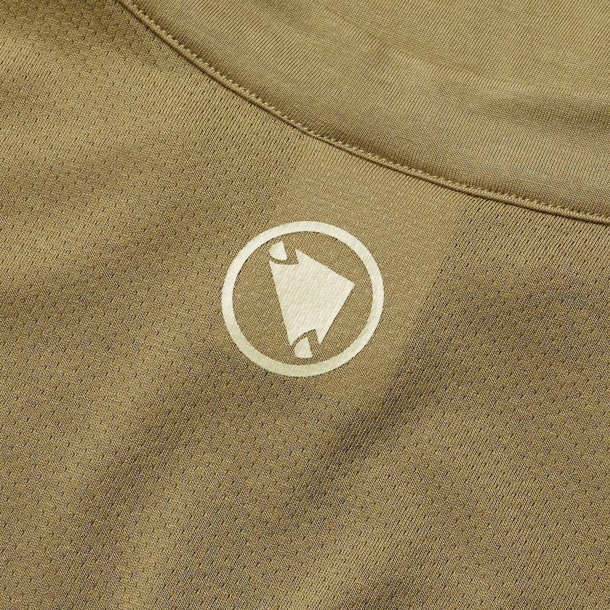 ENDURA LOOP ZIPPED Short Sleeve Jersey Khaki