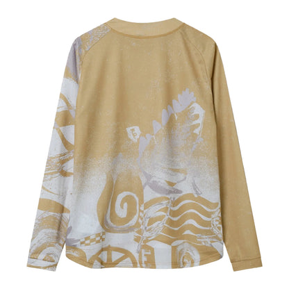 Shirt ENDURA SINGLETRACK PRINT Lange Mouwen Sand