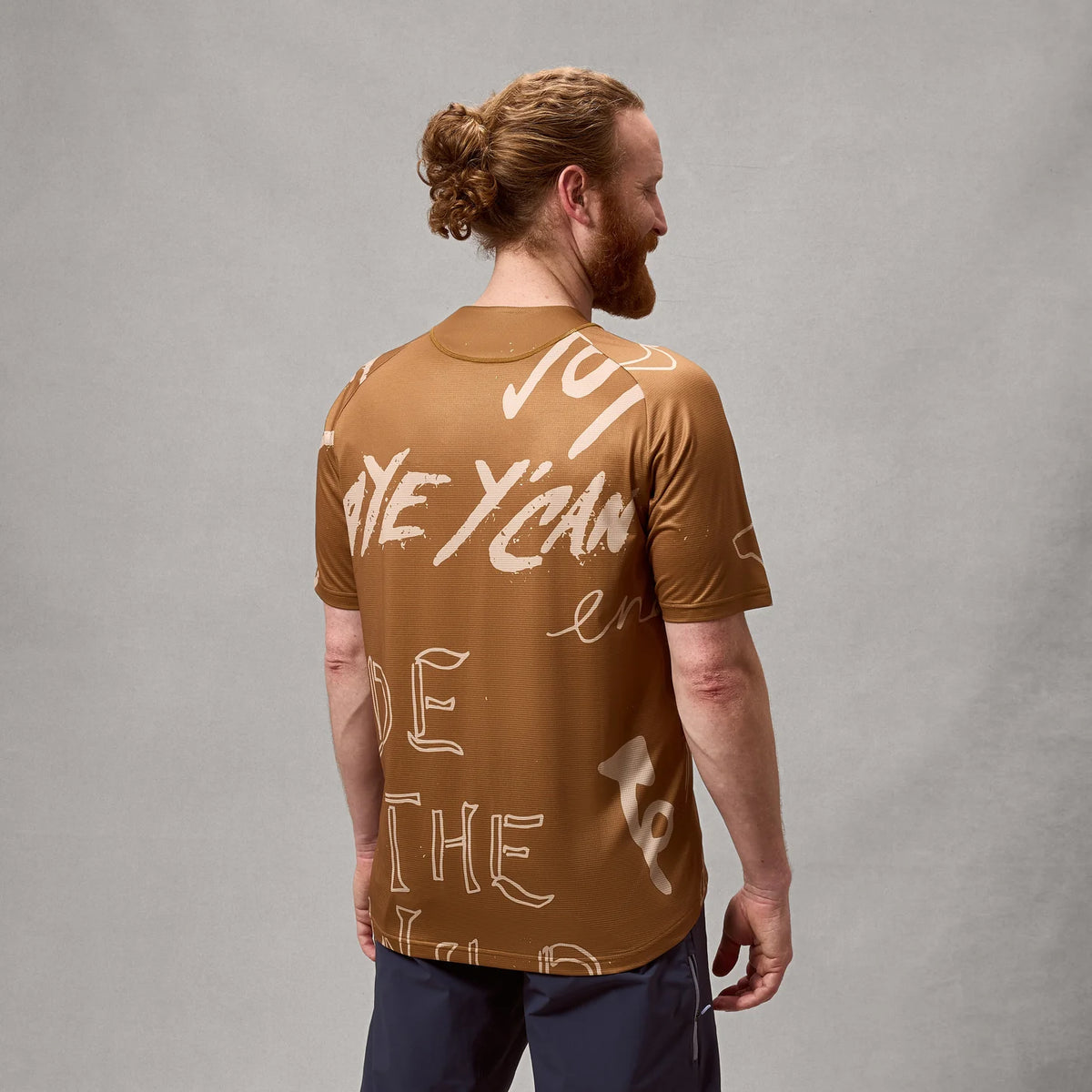 Dres ENDURA SINGLETRACK PRINT Krátký rukáv Bronze