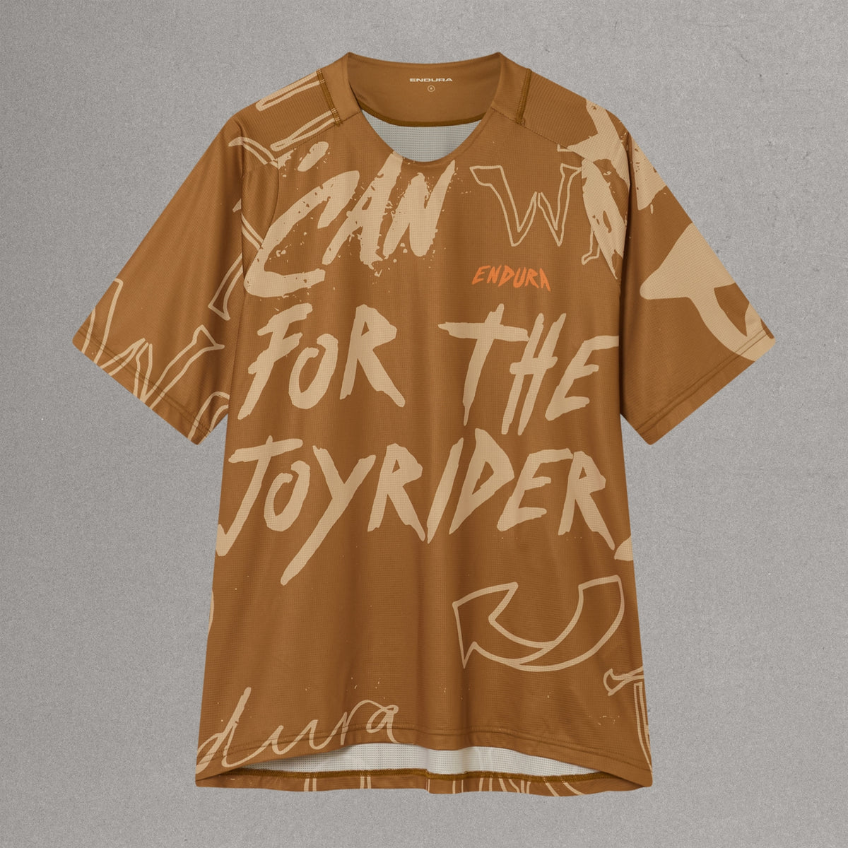 Dres ENDURA SINGLETRACK PRINT Krátký rukáv Bronze