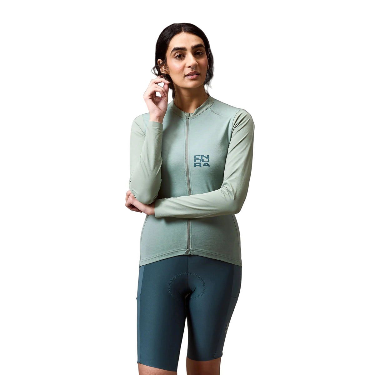 ENDURA ALLTRACK RIDE Dam Tröja Långa Ärmar Sage Green