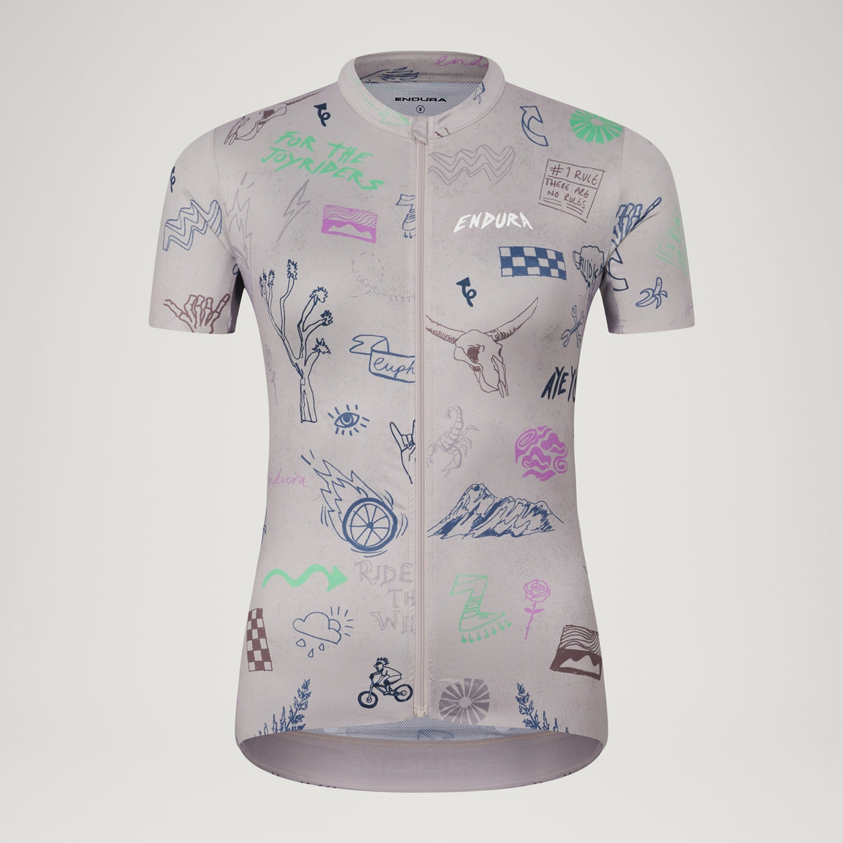 ENDURA PRO SL PRINT GTI Short Sleeve Women's Jersey Titanium