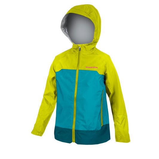 ENDURA MT500 WATERPROOF Junior Jakke Blå/Gul