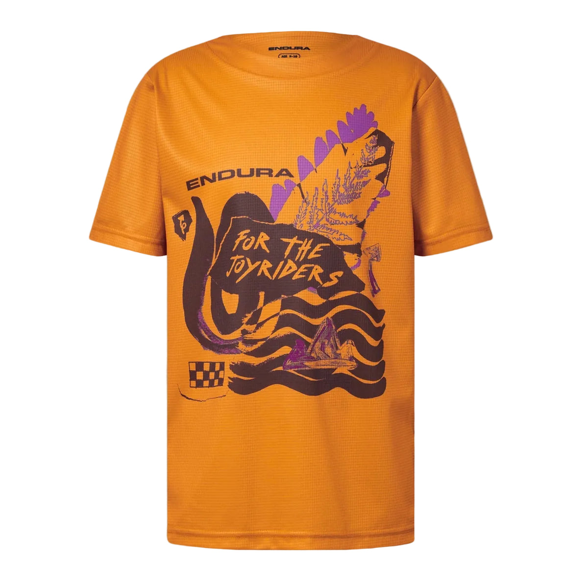 ENDURA SINGLETRACK CORE Junior Short Sleeve Jersey Orange