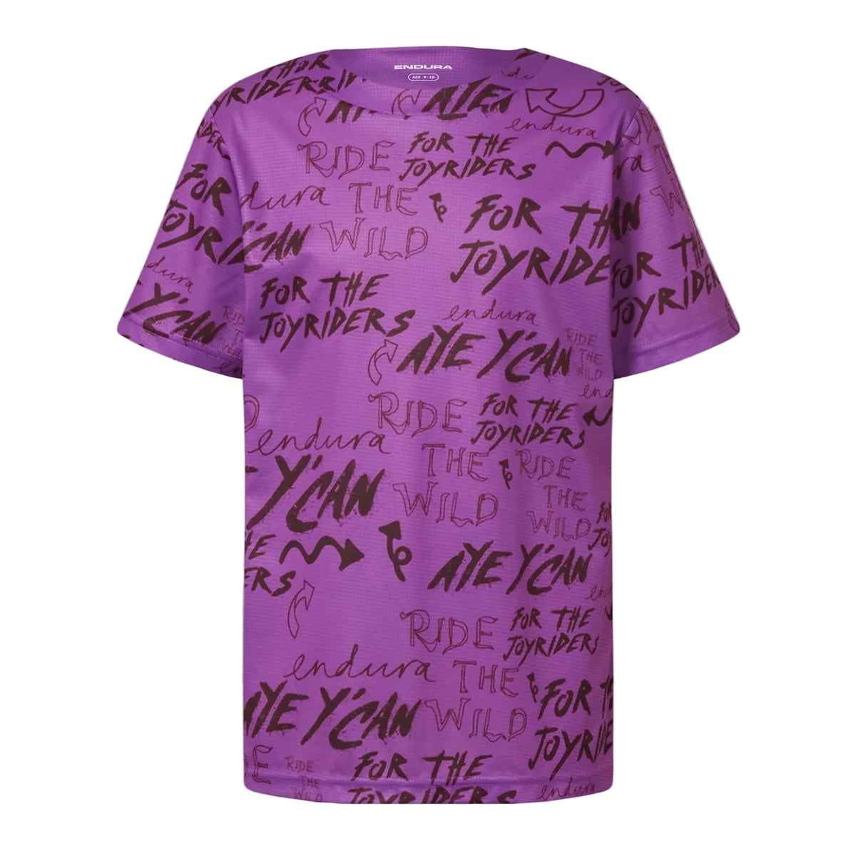ENDURA SINGLETRACK CORE Junior Short Sleeve Jersey Purple