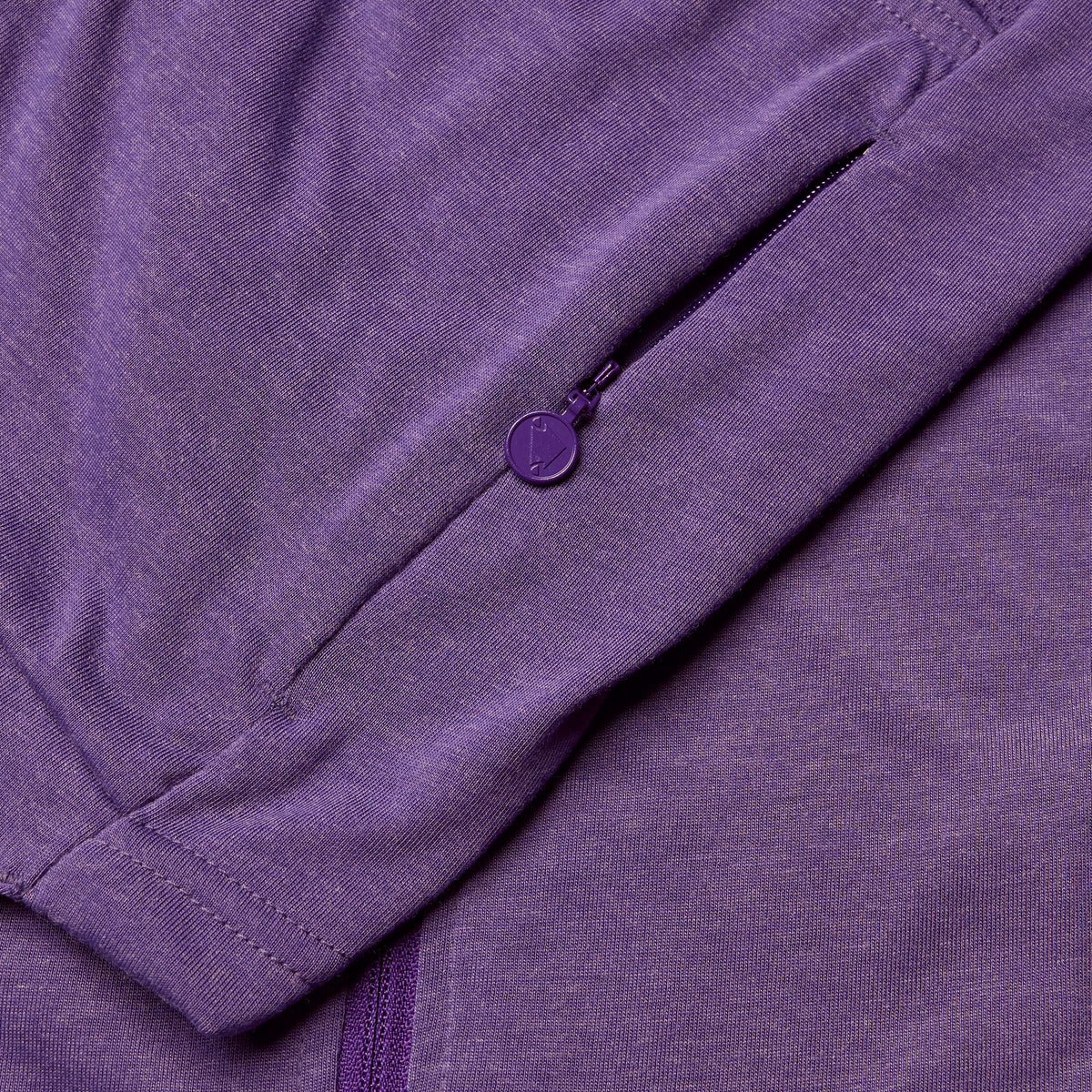 Shirt ENDURA LOOP ZIPPED Korte Mouwen Dames Paars