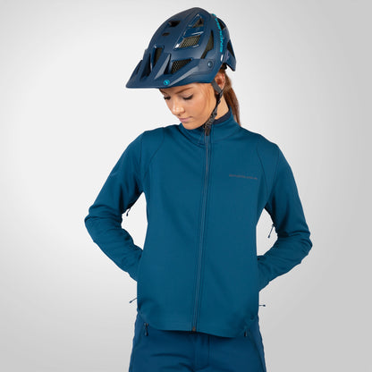 Jakna ENDURA SINGLETRACK SOFTSHELL Ženska Plava