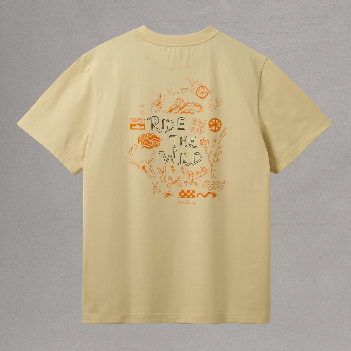 Tričko ENDURA RIDE THE WILD GRAPHIC Sand