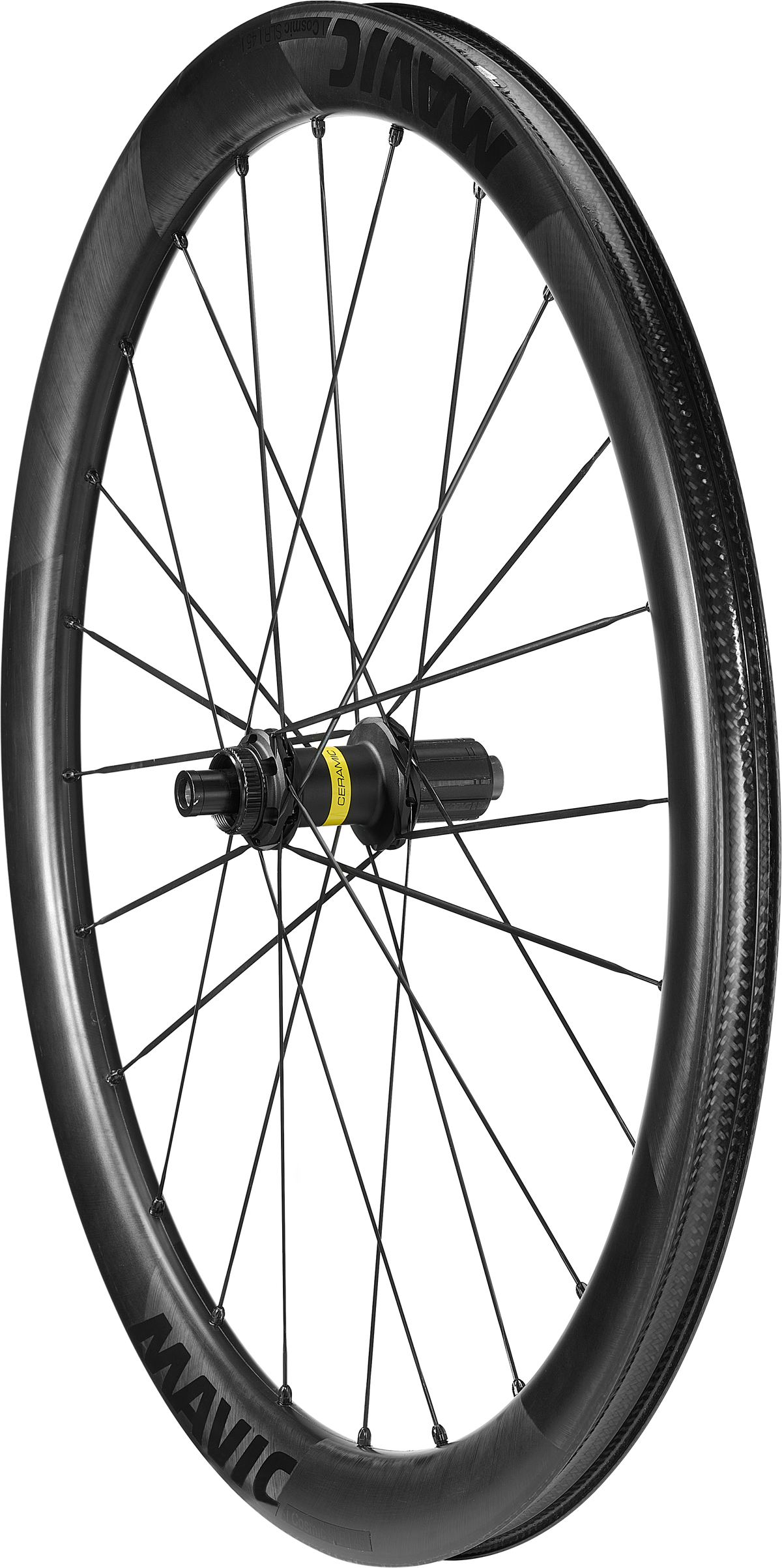 Zapletená kola MAVIC COSMIC SLR 45 Tubeless Ready (Center Lock) Černá 2026