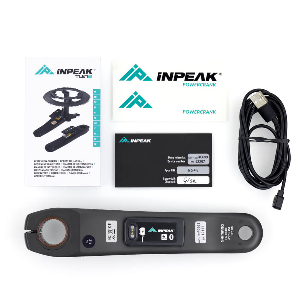 INPEAK POWERCRANK-E Shimano Ultegra R8100 Left Crank Arm Power Meter