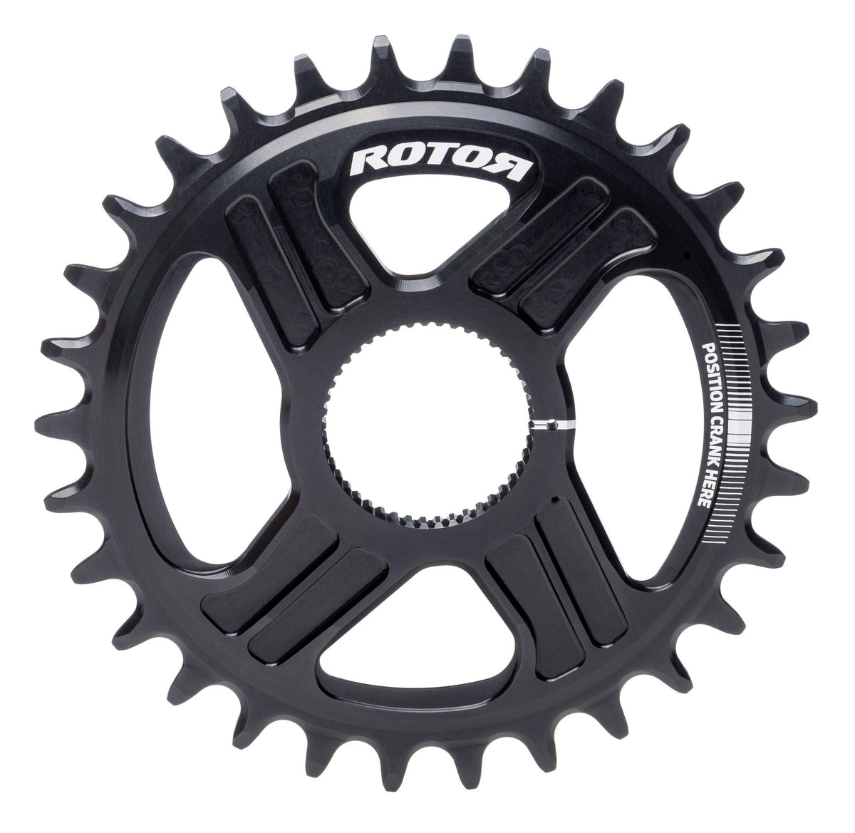Mono Tandhjul 9/10/11V ROTOR noQ-RING Direct Mount til Hawk/Raptor/Kapic/2INPowerDM/INPowerDM