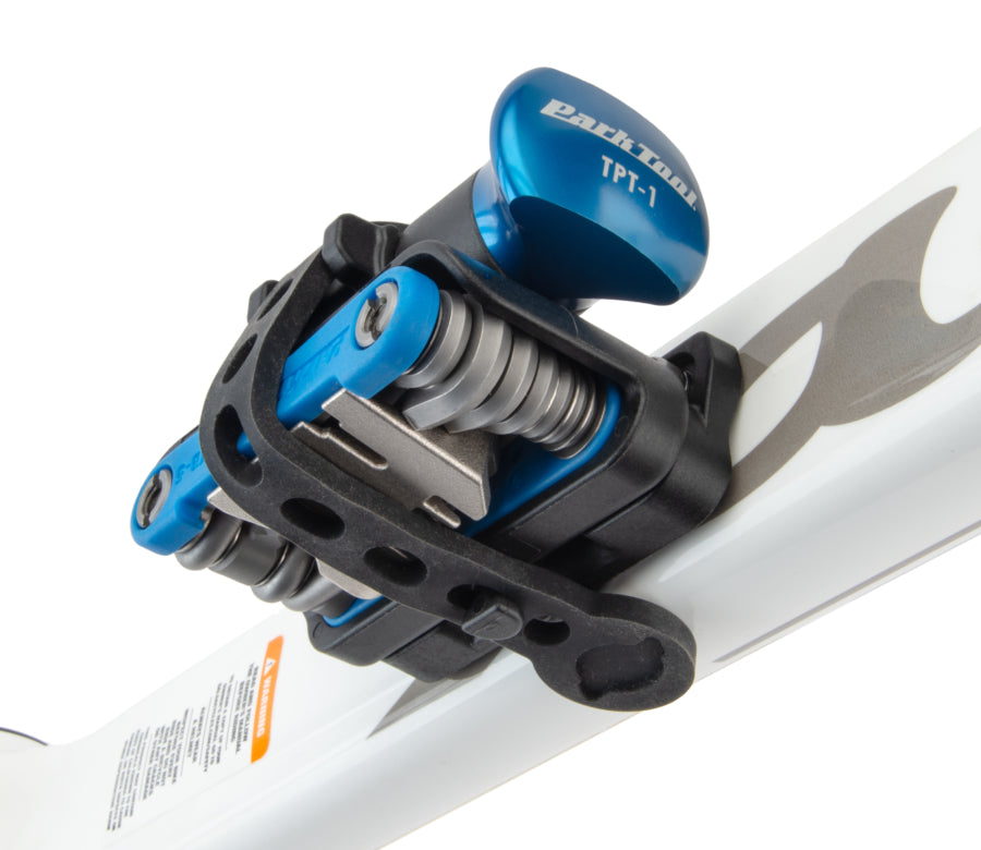 Park Tool RTP-1 bevestigd aan een fietsframe