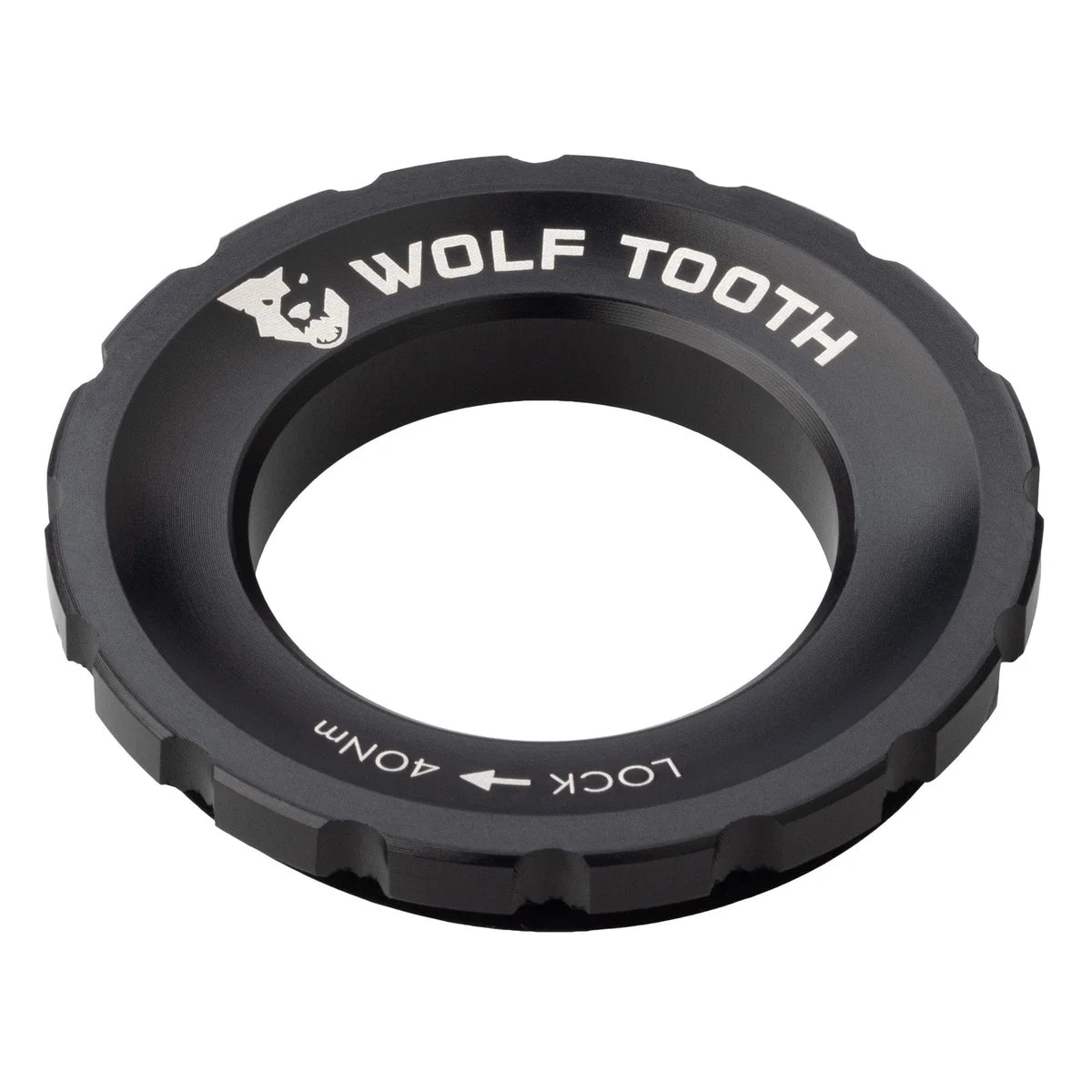 WOLF TOOTH External Centerlock Nut Black