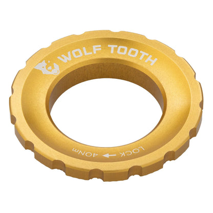 WOLF TOOTH External Centerlock Nut Gold