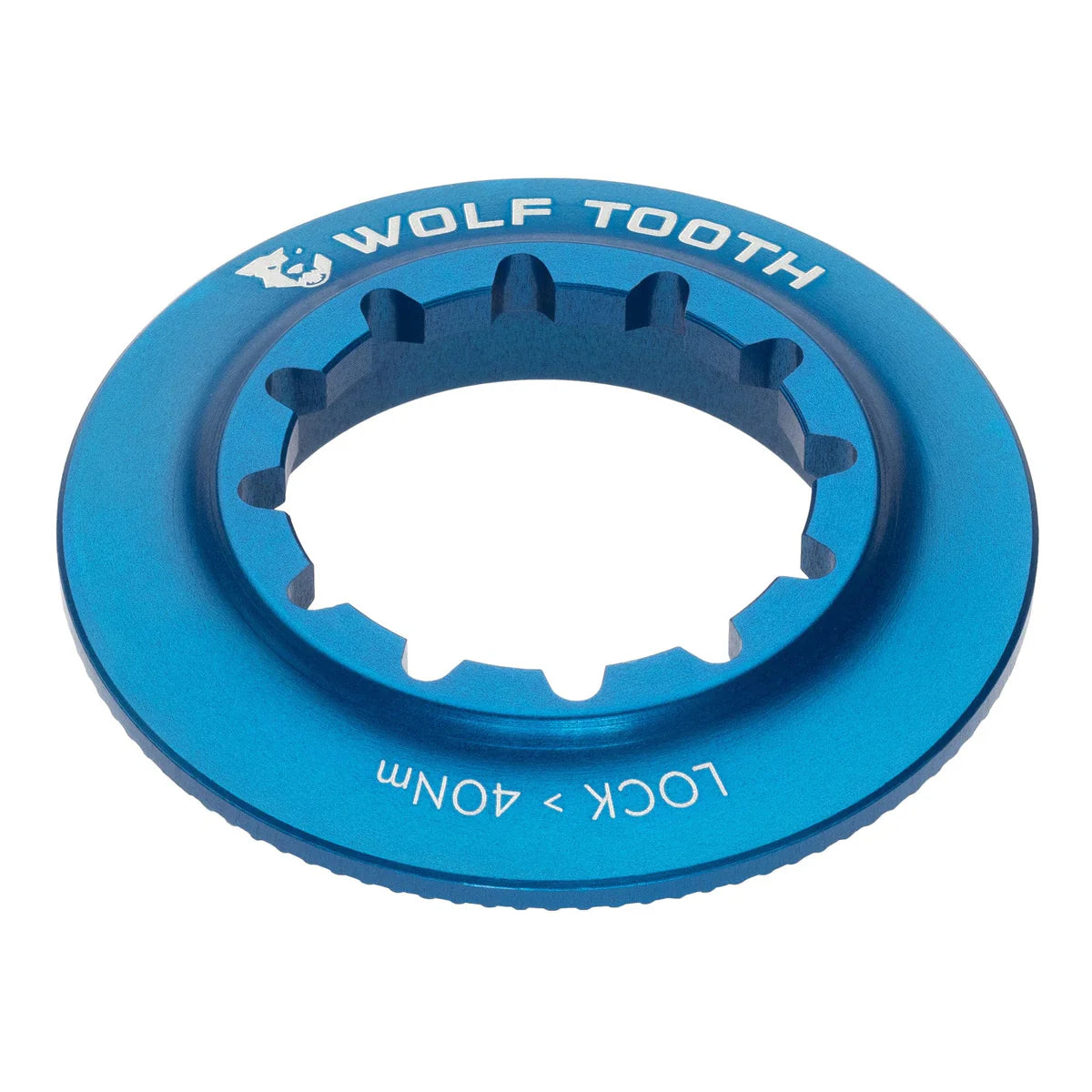 WOLF TOOTH Internal Centerlock Nut Blue