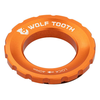 Zewnętrzna Nakrętka Centerlock WOLF TOOTH Pomarańczowa