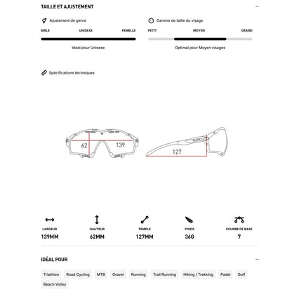 Okuliare RUDY PROJECT CUTLINE modré so sklami RP Optics Multilaser Ice