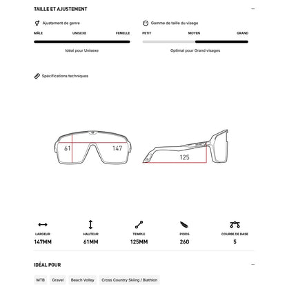 RUDY PROJECT SPINSHIELD Glasses Black RP Optics Multilaser Red Lenses