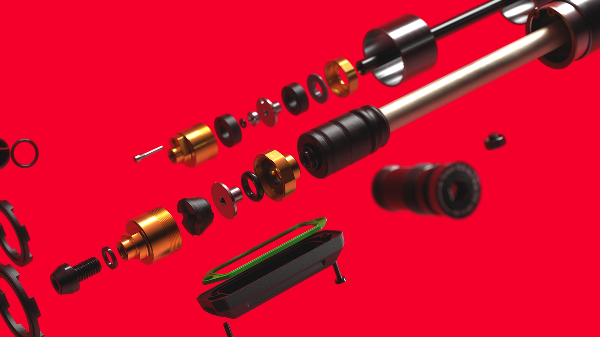 ROCKSHOX BOXXER ULTIMATE CHARGER 3.2 RC2 29" Fork 20x110mm Boost Axle Red