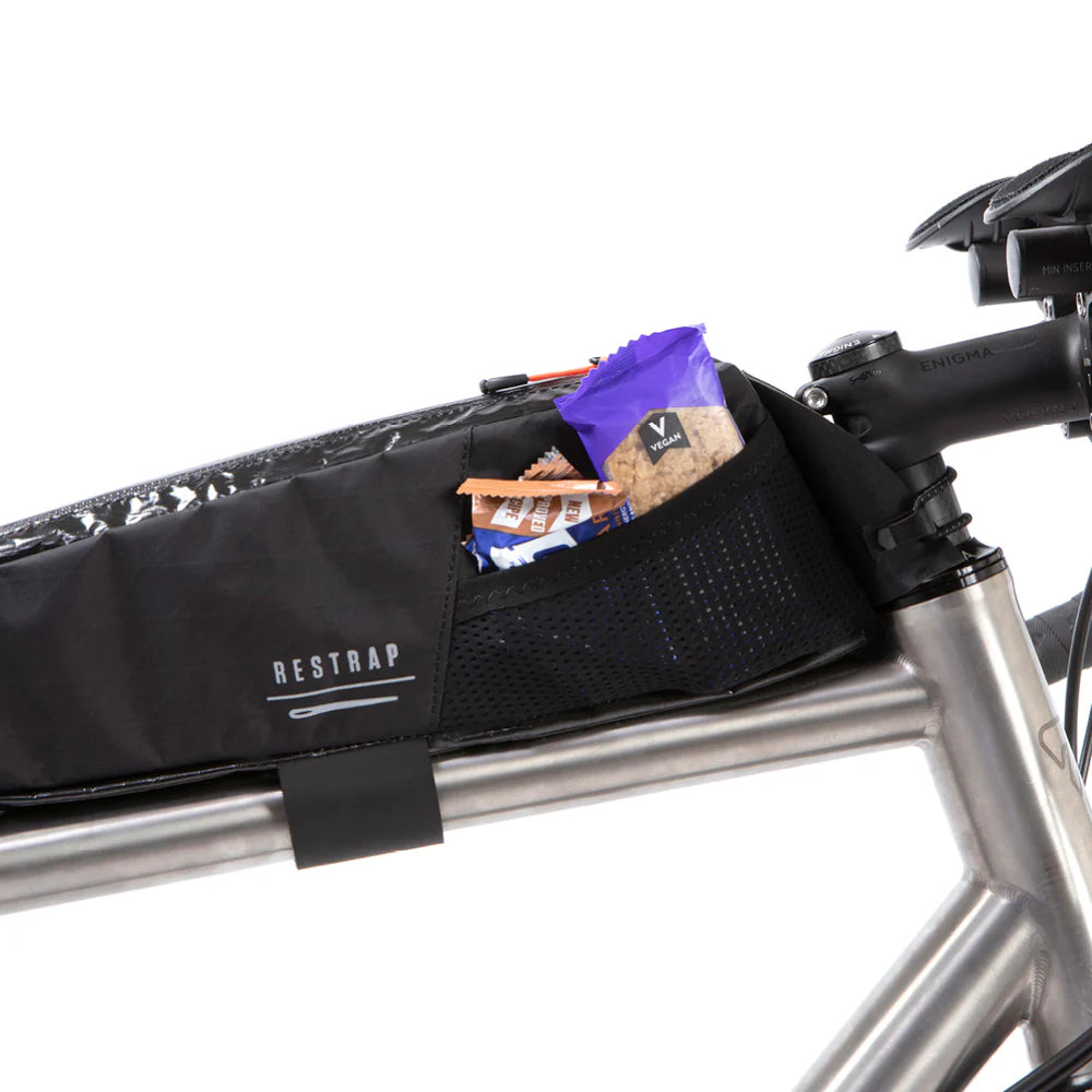 Rammetaske RESTRAP RACE TOP TUBE BAG LONG 2 L Sort