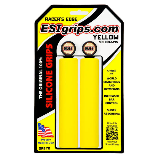 Gripy ESI RACER'S EDGE 130 mm žlutá