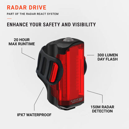 LEZYNE RADAR DRIVE Rear Light