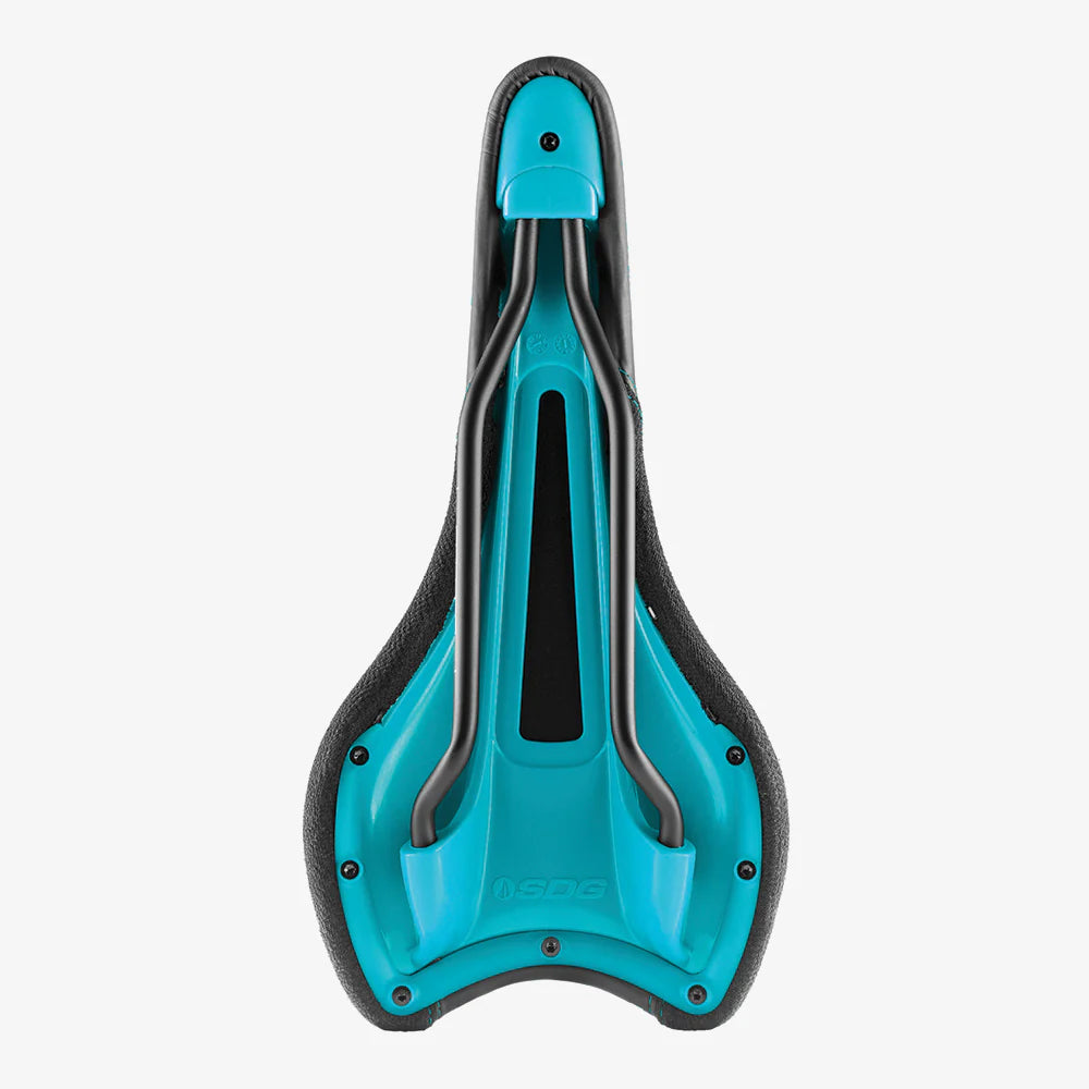 SDG RADAR MTN Cr-Mo Rails Saddle Black/Turquoise