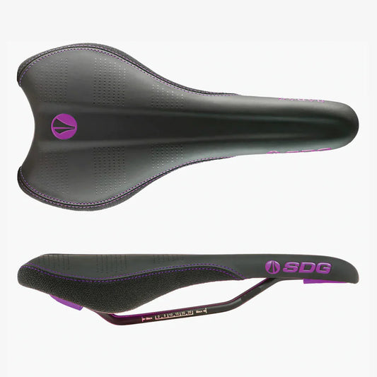 SDG RADAR MTN Cr-Mo Rails Saddle Black/Purple