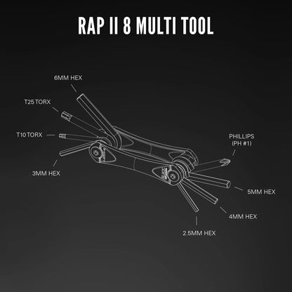 Мултиинструмент LEZYNE RAP II 8