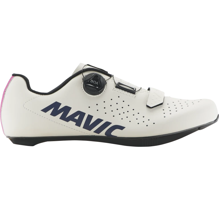 Wielrenschoenen MAVIC COSMIC BOA Wit/Blauw