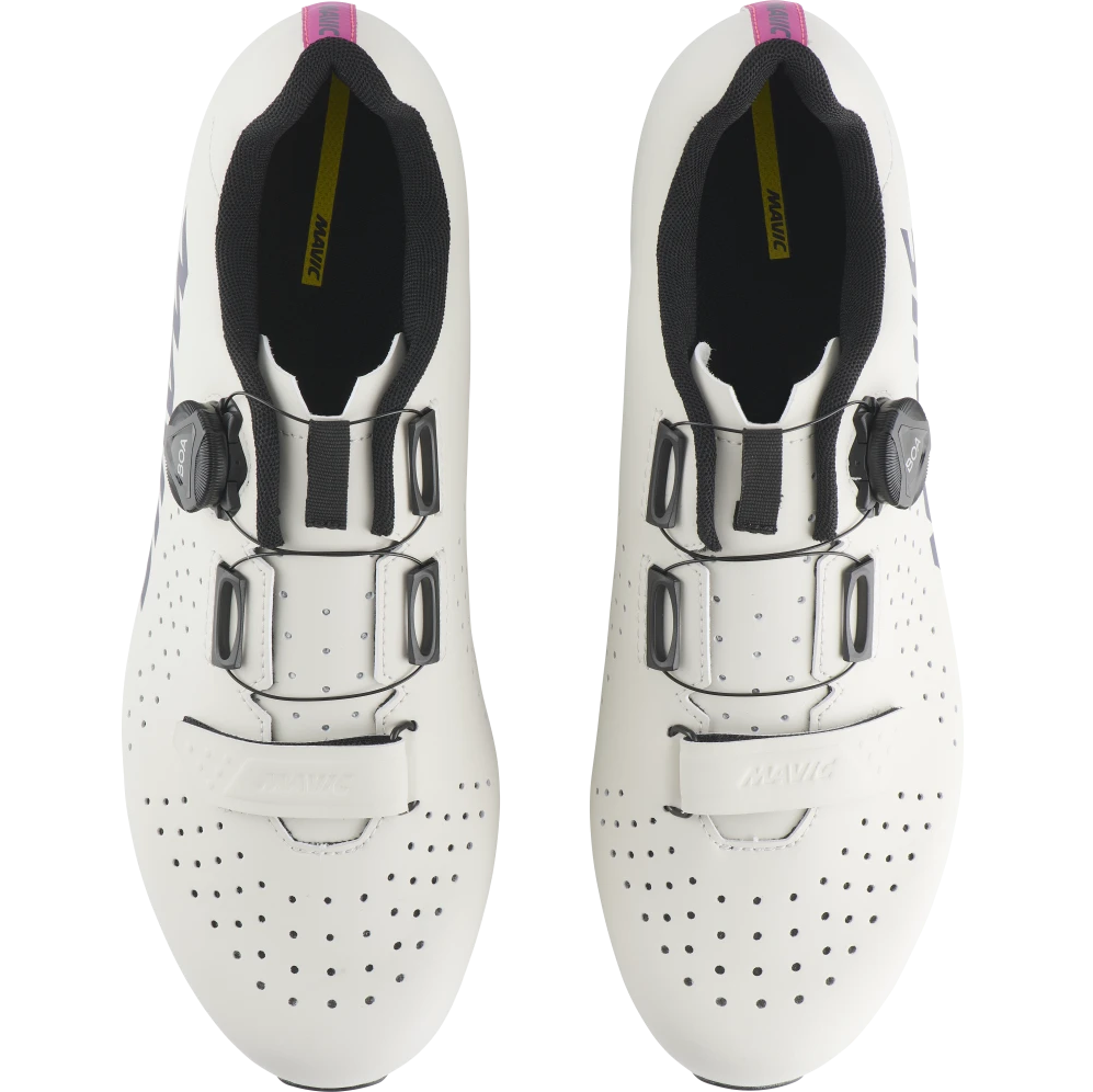 Wielrenschoenen MAVIC COSMIC BOA Wit/Blauw