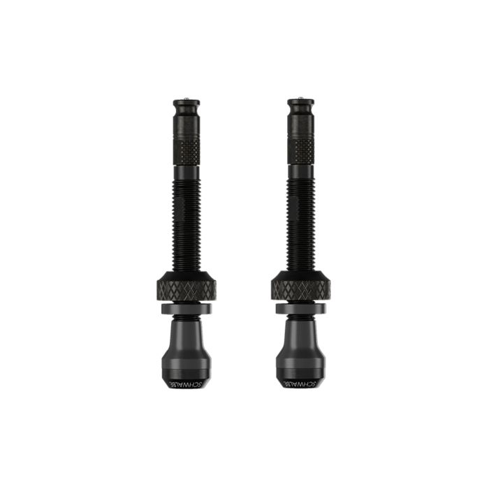 Sada 2 Tubeless Ventilů SCHWALBE CLIK VALVE 40 mm Černá