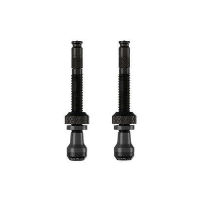 Sæt med 2 SCHWALBE CLIK VALVE Tubeless-ventiler 40 mm Sort