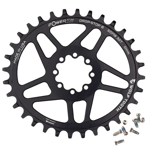 WOLF TOOTH 12V SRAM Direct Mount 8-bolt Offset 3mm Oval Single Chainring