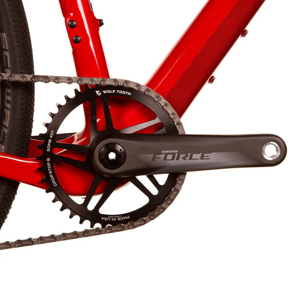 WOLF TOOTH DROP-STOP ST GRAVEL DM 8-Bolt Sram Single Chainring Black