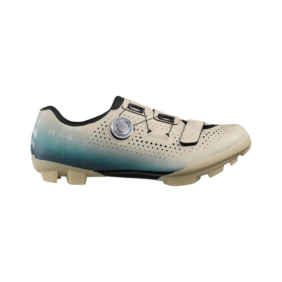 MTB boty XC/Gravel SHIMANO RX600 Béžová/Modrá